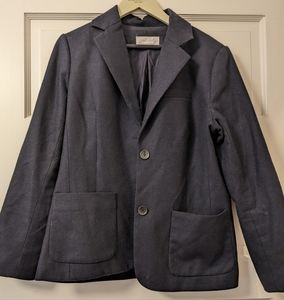 Everlane wool academy blazer navy